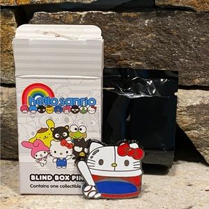 NEW hello kitty baseball enamel pin loungefly sanrio
